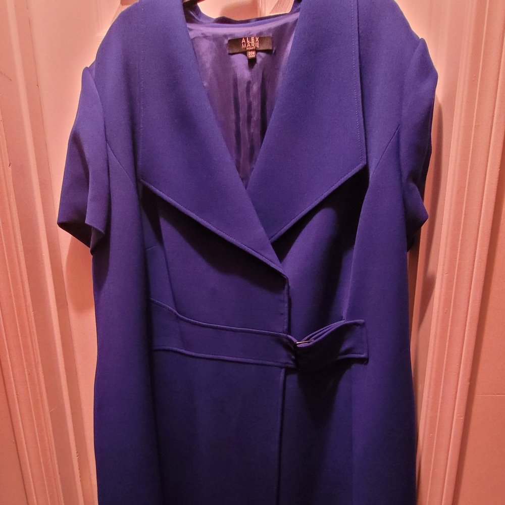 *Plus Sized* Rich Blue Dress